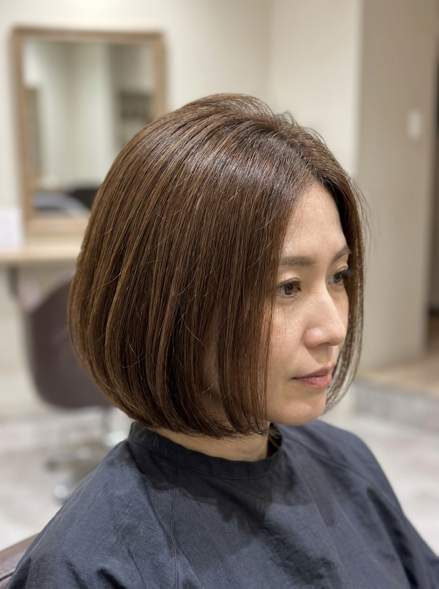 Short Bob mit eingedrehten Spitzen als Kurzhaarfrisuren für feines Haar Inspiration 2026